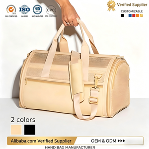 Bolsa de Transporte para Mascotas, Portátil, Aprobada por Aerolíneas, de Alta Gama, Transpirable, de Nailon Sostenible, Impermeable, Plegable, de Lados Blandos, para Perros y Gatos - Product Image 1