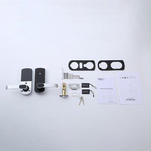 Cerradura Inteligente Wenxun A26 Plateada con Huella Dactilar, Contraseña y Tarjeta, Repuesto para Cerradura de Puerta de Apartamento - Product Image 4