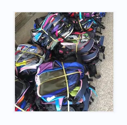 Mochila escolar de 6 a 12 años de edad, mochila usada para niños, mochila grande para libros escolares