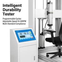 Testeur de fatigue et de durabilité des accoudoirs de chaise pour l'inspection des accoudoirs de chaises de bureau en plastique, nylon et alliage d'aluminium