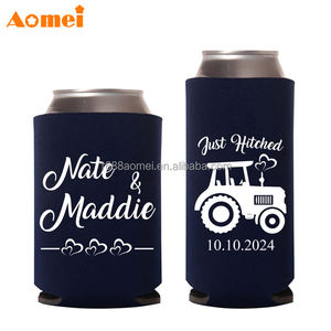 AOMEI 热升华空白印刷啤酒瓶套纯色软质材料杯套彩色冷藏袋热升华 - Product Image 3