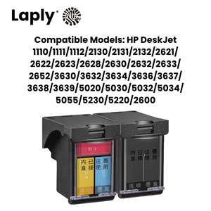 Cartucho de Tinta Compatible Laply 123XL, Cabezal de Impresión Pre-Probado para Impresoras <span class=keywords><strong>HP</strong></span> DeskJet 1110 2130 2600 2621 3630 3830 <span class=keywords><strong>5020</strong></span>, Venta al Por Mayor - Product Image 2