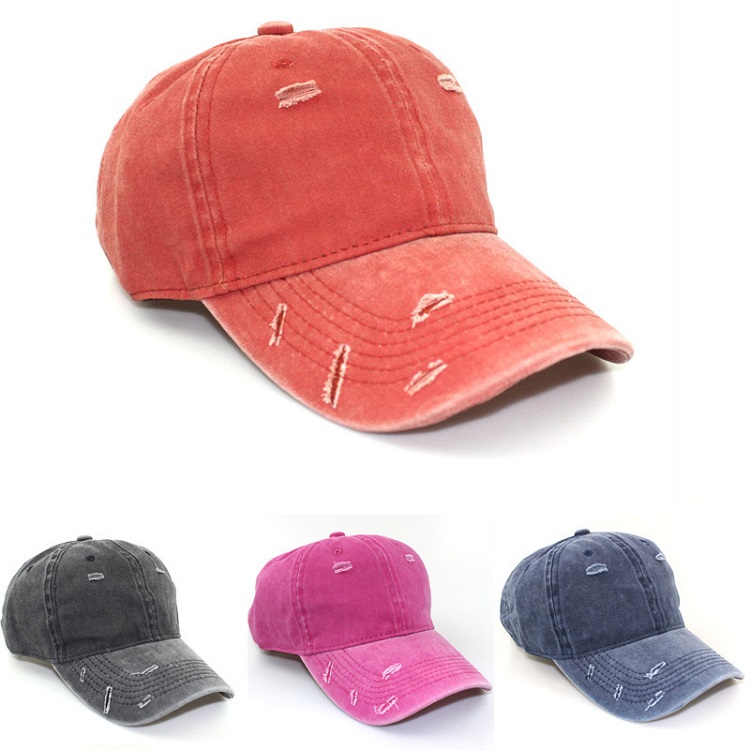 Custom embroidery logo denim dad hat distressed wholesale plain mens dad caps