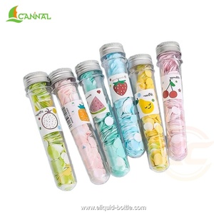 Ecannal 30ml 40ml 50ml 70ml 80ml 100ml <span class=keywords><strong>Bouteille</strong></span> en plastique transparente PET Tube mince avec <span class=keywords><strong>bouchon</strong></span> à vis pour bonbons Grains <span class=keywords><strong>de</strong></span> café - Product Image 5