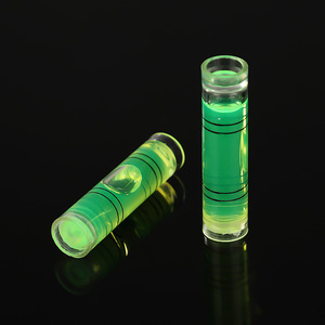 Nivel de burbuja pequeño de 9.5x40mm, verde, de grado industrial, mini cilindro, para herramientas de construcción - Product Image 3