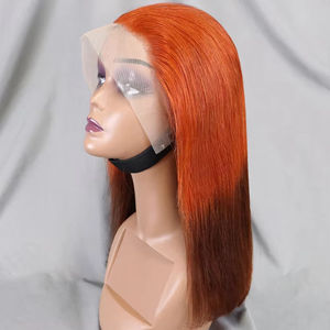 วิกผมบ๊อบแบบใส 13x4 สำหรับร้านเสริมสวยโดยเฉพาะ - วิกผมบ๊อบสั้นตรงสำหรับ<span class=keywords><strong>ผู้หญิง</strong></span> ทำจากผมแท้ - Product Image 1