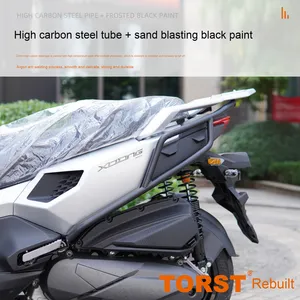 Per <span class=keywords><strong>KYMCO</strong></span> X350: Paraurti Anteriori e Posteriori in Acciaio al Carbonio Anti-Caduta e Anti-Collisione, Protezioni <span class=keywords><strong>Moto</strong></span> Modificate One-Stop - Product Image 2