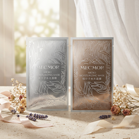 Autocollant métallique électroformé en nickel pour flacon de parfum personnalisé, facile à installer, pour une plaque signalétique texturée en métal haut de gamme