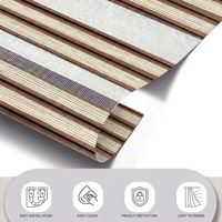 Persianas Enrollables Zebra de Doble Capa para Día y Noche, las Más Vendidas en África, para Oficina y Estudio