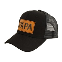 Nouvelle casquette de baseball en maille respirante avec lettres PAPA, combinaison de couleurs tendance et créative, protection solaire, casquette de camionneur pour l'extérieur