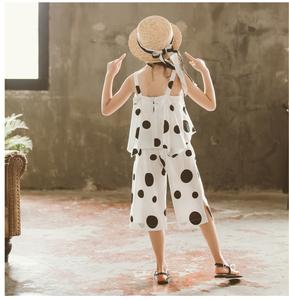 Nueva Idea de Producto: Conjunto de Ropa de Verano para Niñas, Kurti con Diseño de Puntos Blancos, Elegante y Bonito - Product Image 4