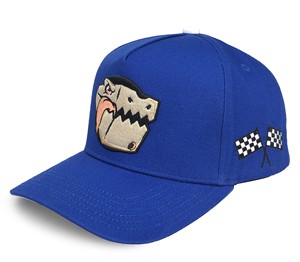 Gorra de béisbol <span class=keywords><strong>azul</strong></span> real de dos tonos, cantidad mínima pequeña, 5 paneles, logotipo personalizado para hombre, Corona Media, gorra de béisbol con cierre a presión, gorra deportiva - Product Image 4