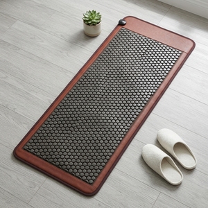 Colchoneta de Masaje de Turmalina Hexagonal Negra <span class=keywords><strong>Nuga</strong></span> Best de Cerámica Coreana de Venta Caliente con Iones Negativos para el Cuidado de la Salud Corporal - Product Image 1