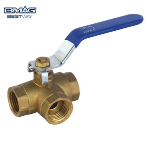 Bmag 1/2 "đến 1" nội bộ Threaded <span class=keywords><strong>t</strong></span> loại L loại Bronze bóng van NPT Brass <span class=keywords><strong>3</strong></span> cách bóng van - Product Image 6