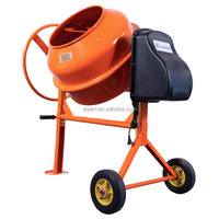 En gros Jiqian Camion malaxeur à béton électrique mobile et portable, Moteur 650W, Haute efficacité, 2M/H, 160L, Poignée de basculement, Garantie 1 an