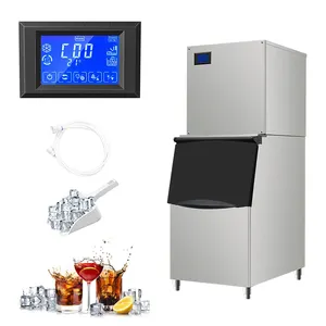 High Quality Ice Maker Machine 258kg 300kg 400kg 500kg Ice Cube Making Machine For Commercial Use