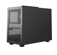 Boîtier d'ordinateur de jeu Deepcool CH160 PLUS noir et blanc, ultra-portable, à haut débit d'air, petit encombrement pour PC de bureau, en stock