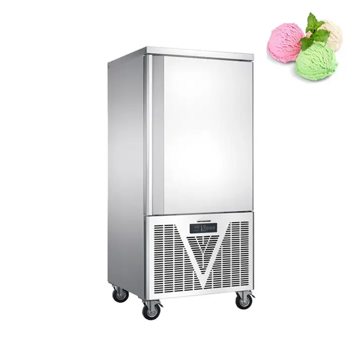 Commercial 3/5/10/15 trays Italian gelato ice cream blast chiller quick blast freezer machine