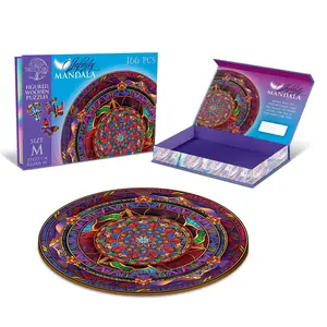 Infinity Mandala Legpuzzels Houten Puzzel Voor Familie M Grootte 166 Stukken Houten Speelgoed Kleur Doos Hout Unisex 8 +