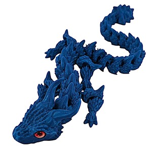 Figura de Juguete de Dragón con Cuernos Blindados, Estatuas con Movimiento Conjunto de 30cm, Versión Coreana, Papel Impreso en 3D Creativo, Regalo Unisex - Product Image 5