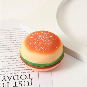 High Quality TPR Simulation Food Hamburgers Squishy Stress <b>Balls</b> Flour Filling Slow Return <b>Squeeze</b> Stress Relieve Toys for Kids - Product Image 2
