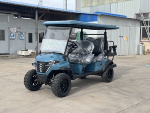 Carrello da Golf Elettrico a Sei Posti con Batteria al Litio 60V, Vendita Calda, Certificato CE, Capacità di Salita 20-25 Gradi - Product Image 1