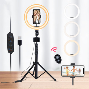 Le secret du succès dans le tournage de courtes vidéos 26cm trépied Selfie LED Ring Light avec USB pour <span class=keywords><strong>Tik</strong></span> <span class=keywords><strong>Tok</strong></span> <span class=keywords><strong>Youtube</strong></span> Volgging - Product Image 1