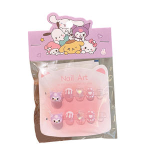 Piezas de <span class=keywords><strong>uñas</strong></span> de dedo ecológicas para niños de dibujos animados para <span class=keywords><strong>niñas</strong></span> pequeñas, parche de <span class=keywords><strong>uñas</strong></span> extraíble de Gel de gelatina, 10 Uds., juguetes de regalo - Product Image 5