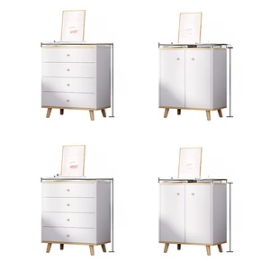 Meuble de salon de luxe en bois, <span class=keywords><strong>commode</strong></span> à 6 tiroirs, armoire de rangement, buffet de luxe léger - Product Image 6