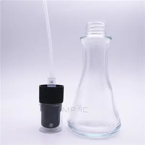 Anti-skidding Bottom Clear Empty Glass Mist Spray Bottle For Hair Growth Oil 130ml