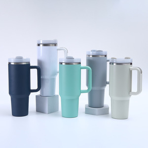 Gobelet en acier inoxydable personnalisé de 40oz au prix d'usine en gros pour la gravure au laser Tasse à vin minimaliste à double paroi isolante - Product Image 2