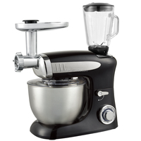 Batteur sur socle 3-en-1 Turquie 6,5 L avec mixeur et hachoir à viande pour la pâte et les aliments