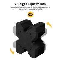 Support universel en mousse X-Block pour la vente en gros, options bidimensionnelles, accessoire de tir léger, support stabilisateur extérieur