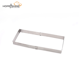 Molde Rectangular para Pastel de Acero Inoxidable, Resistente, Ajustable, para Tiramisú, Repostería y Horneado - Product Image 5