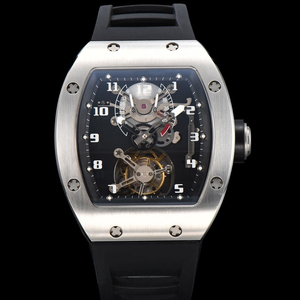 High-quality Rose Gold Skeleton <b>Automatic</b> Watch With Black Rubber Strap - Product Image 2
