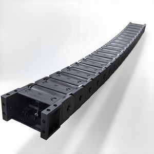 Yodel Tuyau hydraulique haute résistance entièrement fermé Chaîne de traînée en nylon Prix Porte-câble de remorquage en plastique pour convoyeur de palettes - Product Image 4