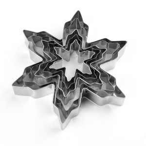 Giáng sinh <span class=keywords><strong>Cookie</strong></span> <span class=keywords><strong>cutter</strong></span> Set Gingerbread người đàn ông bông tuyết Cây giáng sinh Giáng sinh <span class=keywords><strong>Cookie</strong></span> cắt hình dạng cho kỳ nghỉ mùa đông nướng - Product Image 5