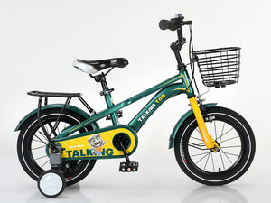 Bicicleta Infantil Talking Tom con Ruedas de Entrenamiento, Canasta, Portaequipajes Trasero y Asiento Ajustable - Product Image 6