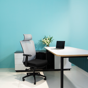 人間工学に基づいたメッシュエグゼクティブコンピュータタスクオフィスチェアモダンデザイン拡張可能な機能付きカラフルなファブリック家具 - Product Image 5