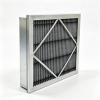 Filtre à air de type boîte à charbon actif pour équipement de filtration d'air central HVAC, efficacité sub-élevée