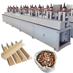 China Manufacture Factory Price V Shape Paper Box Corner Protector Machinery Paper Right Corner Guard Machine