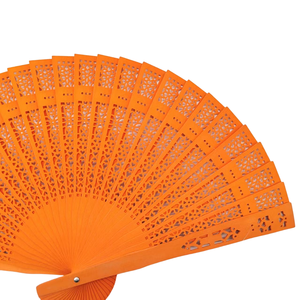 Quạt Gấp Tay Chạm Khắc Thủ Công Bằng Gỗ Trung Quốc Cá Tính Quạt Cầm Tay Bằng Gỗ - Product Image 3