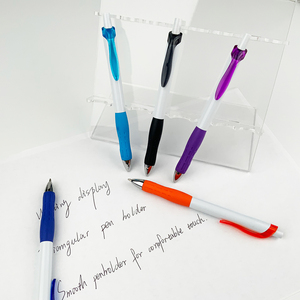 Stylo bille publicitaire créatif à ruban, pointe de 1,0 mm, encre multicolore, logo imprimable, en plastique – Meilleures ventes - Product Image 2