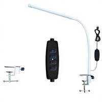 Lampe de bureau LED moderne rechargeable par USB DC/AC, flexible, simple et réglable, idéale pour l'étude, le travail, la manucure et les salons de beauté