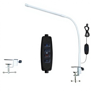 مصباح مكتب <span class=keywords><strong>LED</strong></span> حديث قابل لإعادة الشحن عبر USB، إضاءة للقراءة قابلة للتعديل، مصباح طاولة للدراسة والعمل وصالونات تجميل الأظافر - Product Image 5