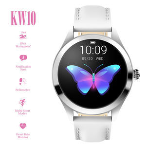 Montre connectée <span class=keywords><strong>KW10</strong></span> à prix d'usine, fréquence cardiaque dynamique 24h/24, compatible Android et iOS, avec plusieurs langues (anglais, espagnol, polonais) - Product Image 2