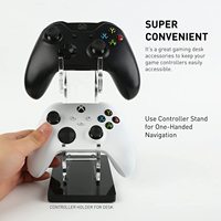 Support universel double pour manettes PS4 PS5 Xbox ONE Switch, accessoires de jeu, support d'affichage en acrylique