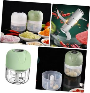 Licuadora de ajo de acero inoxidable inalámbrica multifuncional cocina picadora de verduras eléctrica portátil Mini procesador de alimentos - Product Image 3