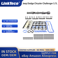 Kit de elevadores de leva Linkteco NON MDS para juego de juntas de cabeza para Jeep Dodge Chrysler Challenger 5.7L Hemi 2009-2017 53021726AE