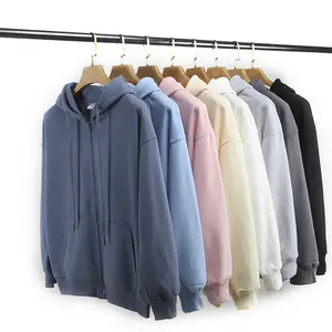 Erkekler Hoodies katı renk Zip Up cep boy Harajuku kore tişörtü kadın uzun kollu kapşonlu Streetwear rahat üst